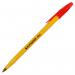ValueX Ballpoint Pen 0.7mm Tip 0.3mm Line Red (Pack 20) - 886202 18456HA