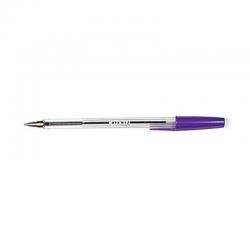 Cheap Stationery Supply of ValueX Ballpoint Pen 1.0mm Tip 0.7mm Line Violet (Pack 50) 18498HA Office Statationery