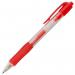 ValueX Retractable Gel Rollerball Pen 0.7mm Line Red (Pack 10) - K3-02 18694HA
