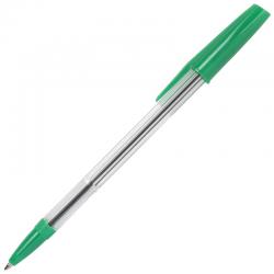 Cheap Stationery Supply of ValueX White Box Ballpoint Pen 1.0mm Tip 0.7mm Line Green (Pack 50) 18855HA Office Statationery
