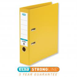 Cheap Stationery Supply of Elba Smart Pro+ Lever Arch File A4 80mm Spine Polypropylene Yellow 100202166 19699HB Office Statationery