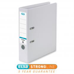 Cheap Stationery Supply of Elba Smart Pro+ Lever Arch File A4 80mm Spine Polypropylene White 100202160 19706HB Office Statationery