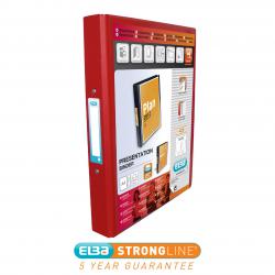Cheap Stationery Supply of Elba Vision Ring Binder A4 30mm Spine 25mm Capacity 2 O-Ring Red 100080890 19734HB Office Statationery