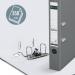 Leitz 180 Lever Arch File Polypropylene A4 52mm Spine Width Grey (Pack 10)) 10151085 20143ES