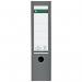 Leitz 180 Lever Arch File Polypropylene A4 80mm Spine Width Grey (Pack 10) 10101085 20192ES