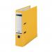 Leitz 180 Lever Arch File Polypropylene A4 80mm Spine Width Yellow (Pack 10) 10101015 20220ES