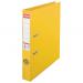 Esselte Mini Lever Arch File Polypropylene A4 50mm Spine Width Yellow (Pack 10) 811410 20822ES