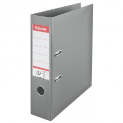 Cheap Stationery Supply of Esselte No.1 Lever Arch File Polypropylene A4 75mm Spine Width Grey (Pack 10) 811380 20850ES Office Statationery