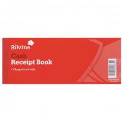 Cheap Stationery Supply of Silvine Receipt Book 80x202mm 40 Receipts Red (Pack 36) 21449SC Office Statationery