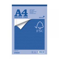 Cheap Stationery Supply of Silvine A4 Refill Pad FSC Ruled 160 Pages Blue (Pack 5) 21708SC Office Statationery
