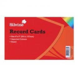 Cheap Stationery Supply of ValueX Record Cards Ruled 203x127mm Assorted Colours (Pack 100) 21799SC Office Statationery