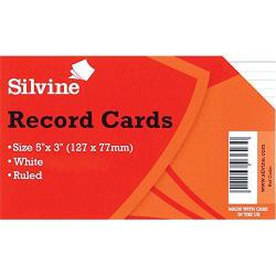 Cheap Stationery Supply of ValueX Record Cards Ruled 127x76mm White (Pack 100) 21806SC Office Statationery