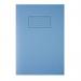 Silvine A4 Exercise Book Plain Blue 80 Pages (Pack 10) - EX114 21939SC