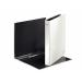 Leitz WOW Ring Binder Laminated Paper on Board 2 D-Ring A4 25mm Rings Pearl White (Pack 10) 42410001 22264ES