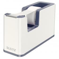 Cheap Stationery Supply of Leitz WOW Dual Colour Tape Dispenser for 19mm Tapes White/Grey 53641001 22600ES Office Statationery