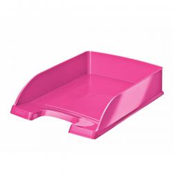 Cheap Stationery Supply of Leitz WOW Letter Tray A4 Portrait Metallic Pink 52263023 22677ES Office Statationery