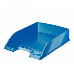 Cheap Stationery Supply of Leitz WOW Letter Tray A4 Portrait Metallic Blue 52263036 22684ES Office Statationery