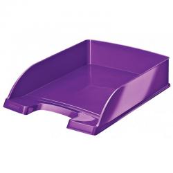 Cheap Stationery Supply of Leitz WOW Letter Tray A4 Portrait Metallic Purple 52263062 22705ES Office Statationery