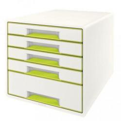 Cheap Stationery Supply of Leitz WOW Cube 5 drawer GN Office Statationery