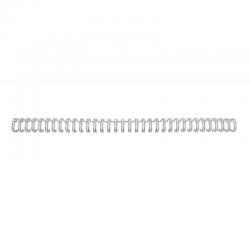 Cheap Stationery Supply of Gbc 34 Loop Wire  6mm No.4 Silver Pack of 100 Office Statationery