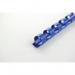 This photo features a pack of 100 ACCO Brands Binding Combs. The combs are transparent blue and have a diameter of 10mm. They are designed for A4 size paper and can securely hold multiple pages together for binding purposes.