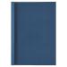 GBC Thermal Binding Cover A4 4mm Clear PVC Front Royal Blue Leathergrain Back (Pack 100) 24420AC