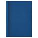 GBC Thermal Binding Cover A4 6mm Clear PVC Front Royal Blue Leathergrain Back (Pack 100) 24427AC