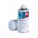 In this picture, we see a 150ml bottle of Nobo Deepclene Plus Whiteboard Cleaner Foam by ACCO Brands. The bottle is white with the brand name and product label prominently displayed. The cleaner is designed specifically for whiteboards and the foam consistency can be seen through the transparent bottle.