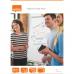 The photograph features a pack of 5 ACCO Brands Flipchart Pads in A1 size, each containing 40 plain sheets. The pads are branded with Nobo and have a sleek design. The sheets are made of high-quality material with a smooth finish.