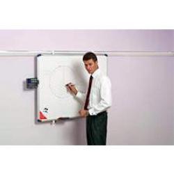 Cheap Stationery Supply of Nobo Pro-Rail Whiteboard Non Magnetic 1200x900mm 1901231 25876AC Office Statationery
