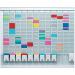 This photo features the ACCO Brands T-cards Nobo T-Card 12 Month Planning Kit. The kit includes 32938864 T-cards arranged on a 26044AC T-card board, organized into 12 monthly sections for efficient planning and scheduling. The sleek design and high-quality materials make it perfect for any workspace.