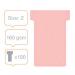 Nobo T-Cards A50 Size 2 Pink (Pack 100) 2002008 26128AC
