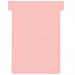 This picture features a pack of 100 pink ACCO Brands T-cards, perfect for organizing and planning. Each A80 size 3 card has a sleek design and is made by Nobo.