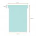 Nobo T-Cards A80 Size 3 Light Blue (Pack 100) 2003006 26184AC