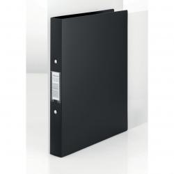 Cheap Stationery Supply of Rexel Budget Ring Binder Polypropylene 2 O-Ring A4 25mm Rings Black (Pack 10) 27521AC Office Statationery