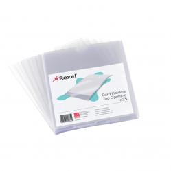 Cheap Stationery Supply of Rexel Nyrex Card Holder 152x102mm Pack of 25 Office Statationery
