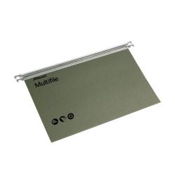 Cheap Stationery Supply of Rexel Multifile Foolscap Suspension File Manilla 15mm V Base Green (Pack 50) 78008 27871AC Office Statationery