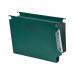 This photo features a set of 25 green manilla lateral suspension files from ACCO Brands. Each file has a 30mm capacity and boasts a stylish Rexel Crystalfile Classic design. Perfect for organizing and storing important documents.