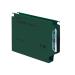 Rexel Crystalfile Classic 300 Foolscap Lateral Suspension File Manilla 50mm Green (Pack 25) 70672 28018AC