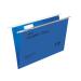 Rexel Crystalfile Classic Foolscap Suspension File Manilla 15mm V Base Blue (Pack 50) 78143 28109AC