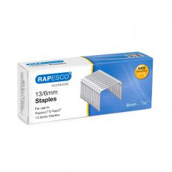 Cheap Stationery Supply of Rapesco 13/6mm Galvanised Staples (Pack 5000) 29296RA Office Statationery