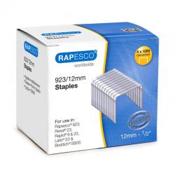 Cheap Stationery Supply of Rapesco 923/12mm Galvanised Staples (Pack 4000) 29422RA Office Statationery