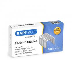 Cheap Stationery Supply of Rapesco 24/6mm Galvanised Staples (Pack 1000) 29443RA Office Statationery