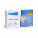 A photo of Rapesco Office Products Plcs staples would show a pack of 1000 galvanised staples, each 9mm in length. The packaging would prominently feature the companys logo and the product name, Staples Rapesco 9238mm Galvanised Staples.