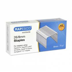 Cheap Stationery Supply of Rapesco 26/8mm Galvanised Staples (Pack 5000) 29471RA Office Statationery