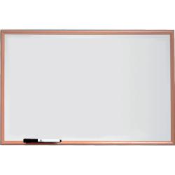 Cheap Stationery Supply of Nobo Basic Non Magnetic Melamine Whiteboard Pine Frame 600x400mm 1905199 29635AC Office Statationery