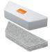 In the photo, we see a sleek and modern whiteboard eraser by ACCO Brands. The eraser is specifically designed for use with Nobo magnetic whiteboards and features a crisp white color. Its compact size and shape make it easy to hold and use, and the magnetic strip on the back allows for convenient storage on the whiteboard itself. The erasers surface is smooth and effective in wiping away dry erase markings, leaving the whiteboard clean and ready for the next lesson or presentation.
