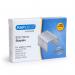 This photo shows a pack of 1000 staples from Rapesco Office Products Plc, specifically the Rapesco 92310mm Galvanised Staples. The staples are neatly arranged and are made of durable galvanized steel. They have a standard size and are ideal for office use.