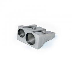 Cheap Stationery Supply of ValueX Double Hole Pencil Sharpener Metal 30339RA Office Statationery