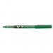 Pilot V7 Hi-Tecpoint Liquid Ink Rollerball Pen 0.7mm Tip 0.5mm Line Green (Pack 12) - 101101204 31256PT